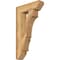Ekena Millwork Balboa Slat Rough Sawn Bracket, Western Red Cedar, 4"W x 16"D x 28"H BKT04X16X28BOA06RWR - alternate 1